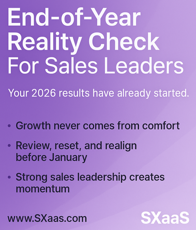 End of Year Reality Check for Sales Leaders